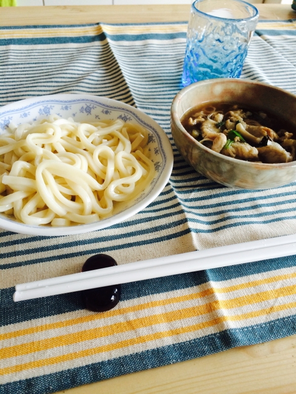 夏さっぱり☆簡単でうまい！肉汁つけうどん