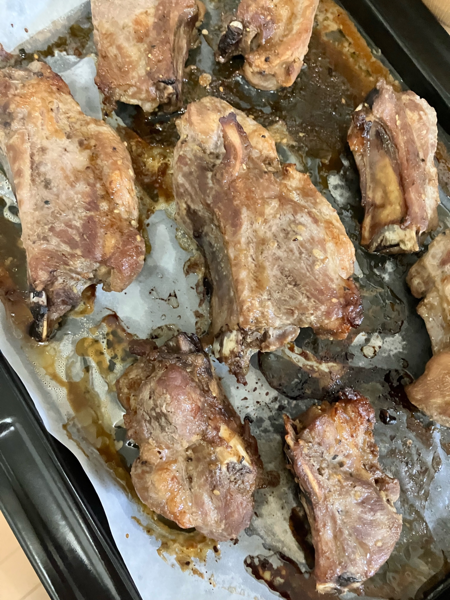 スペアリブのオーブン焼き