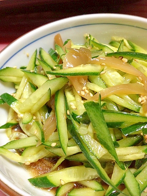 ザーサイ と きゅうりの中華和え