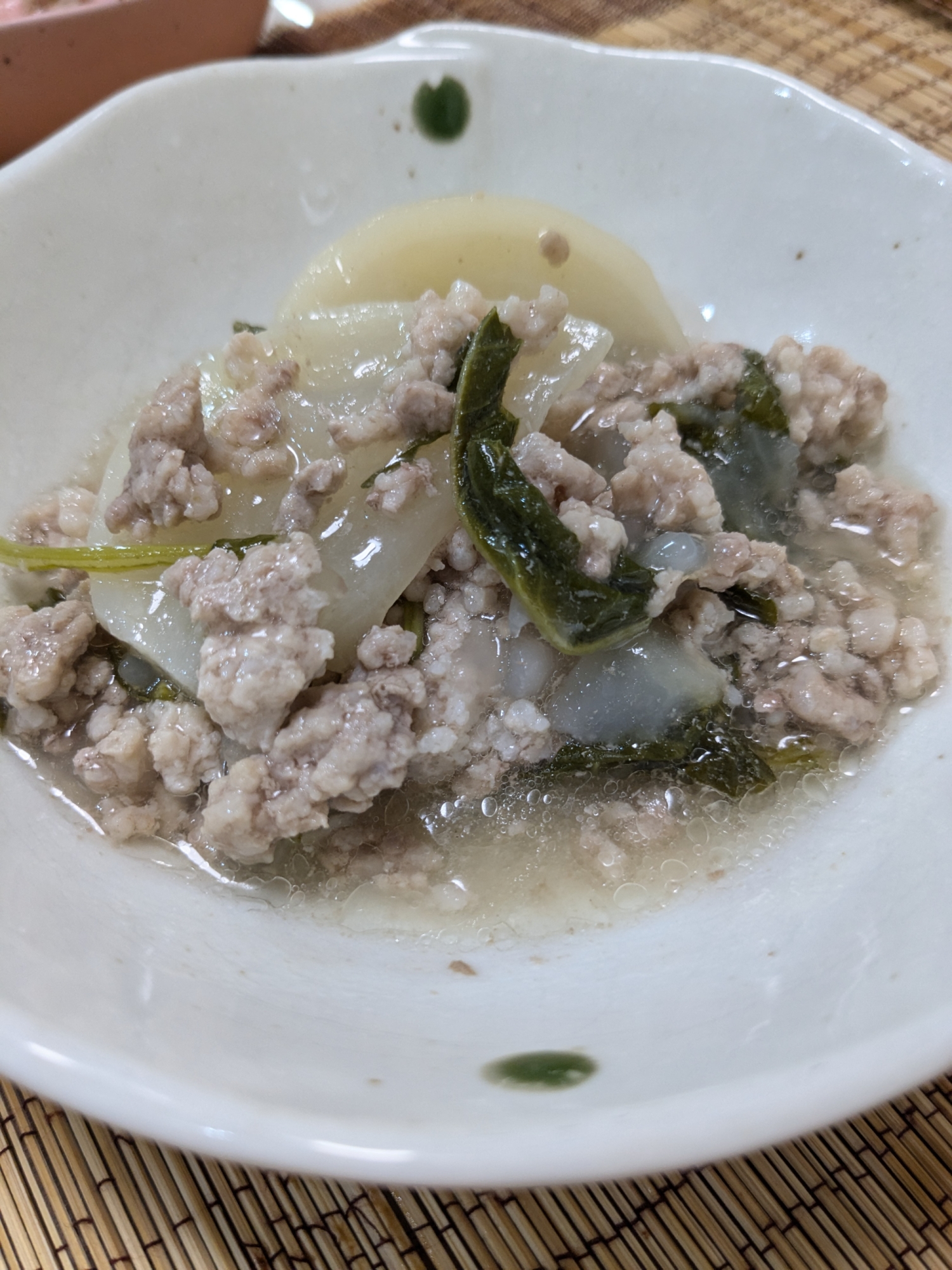 簡単☆早い☆かぶとひき肉のとろみあんかけ