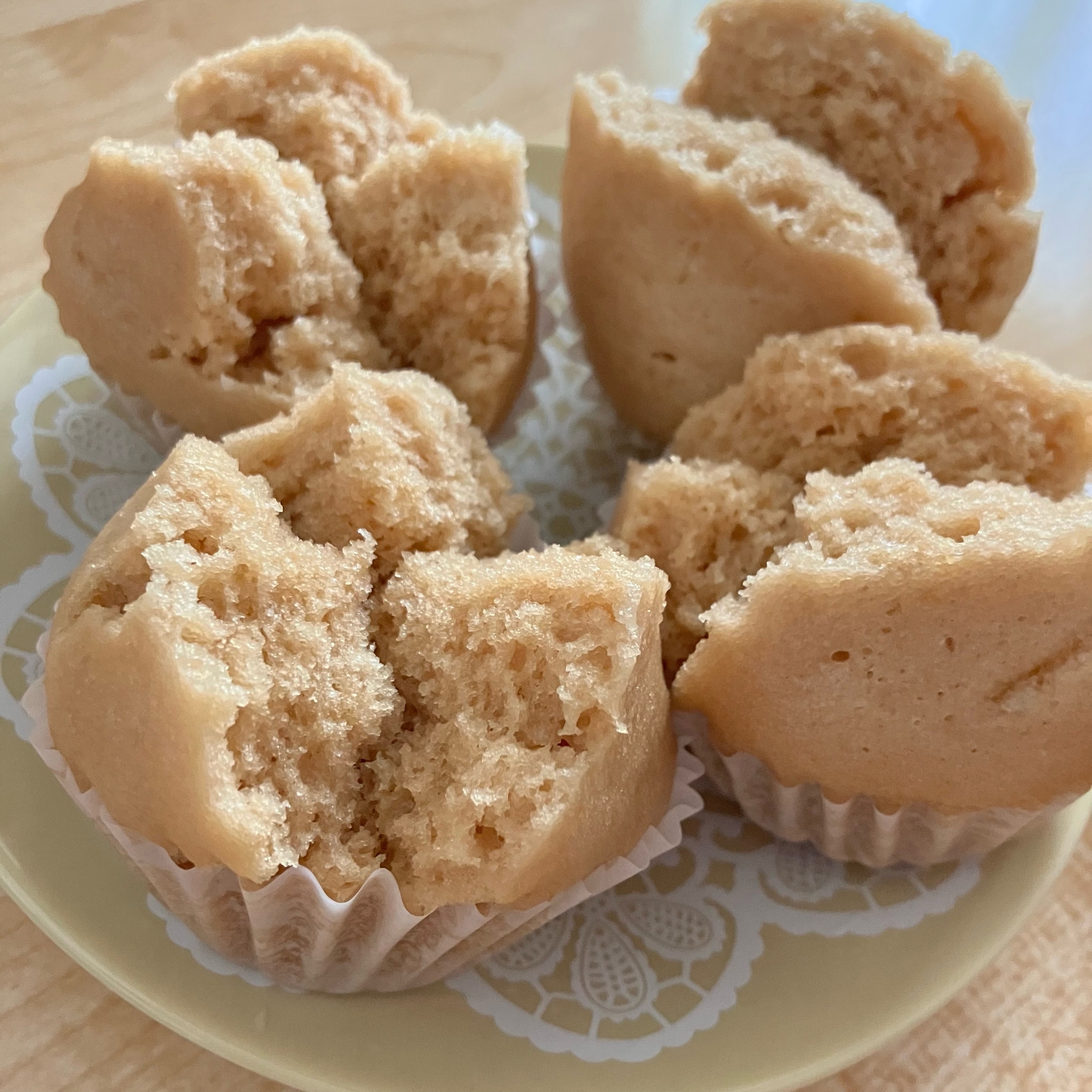 黒糖蒸しパン 8号カップ4個分