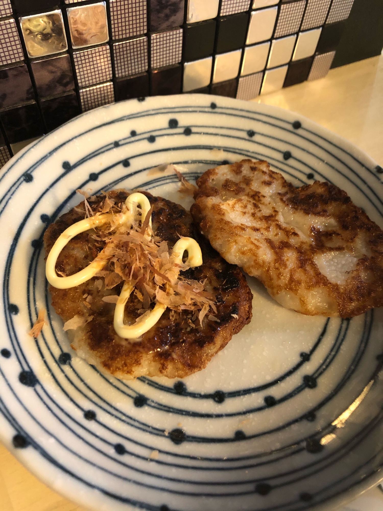 長芋と納豆のモチモチ焼き