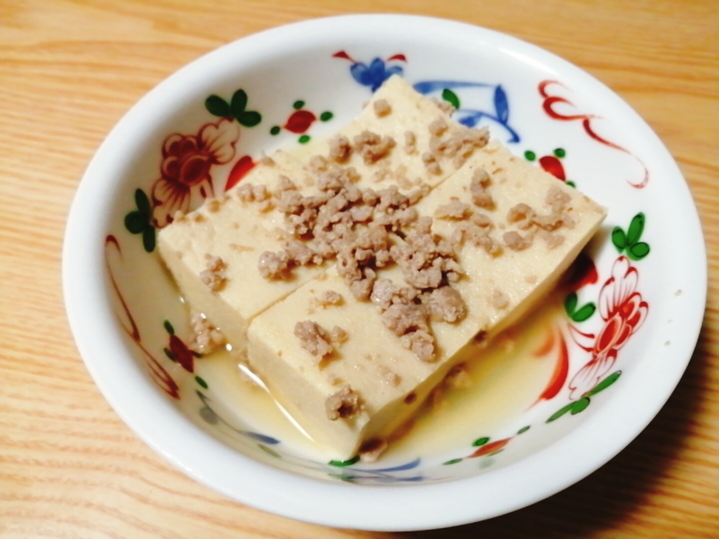 ジュワ～ッと美味☆高野豆腐の豚そぼろ煮