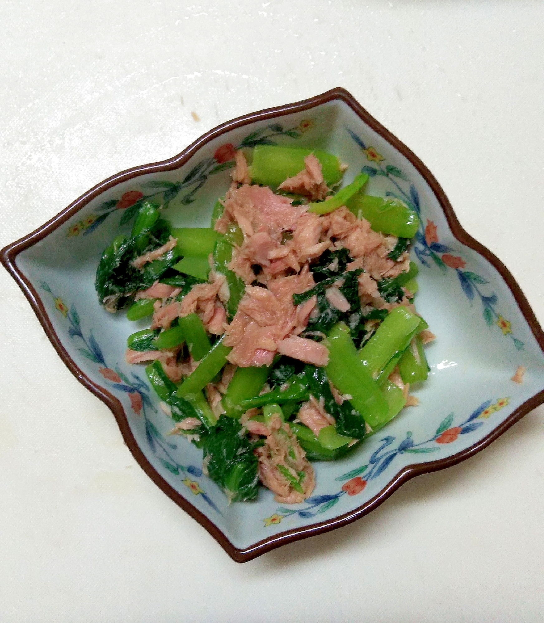 小松菜のさっぱりツナ和え レシピ 作り方 By Sakura238 楽天レシピ