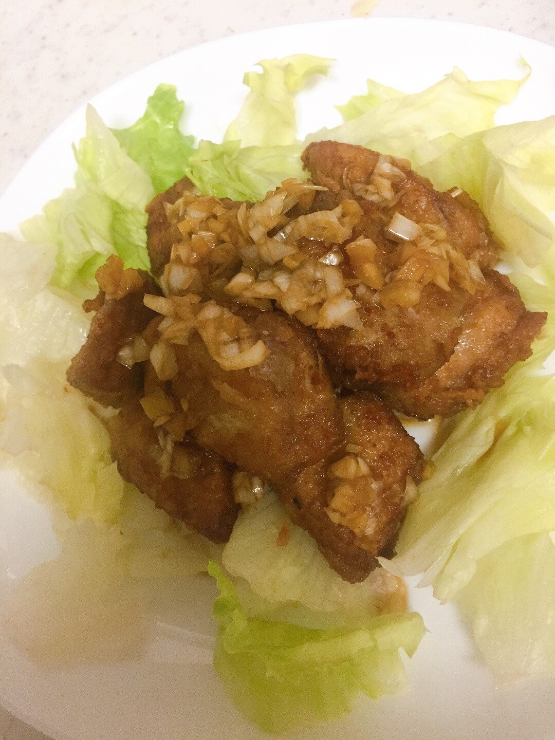 簡単!白身魚のから揚げ~油淋ソースがけ~