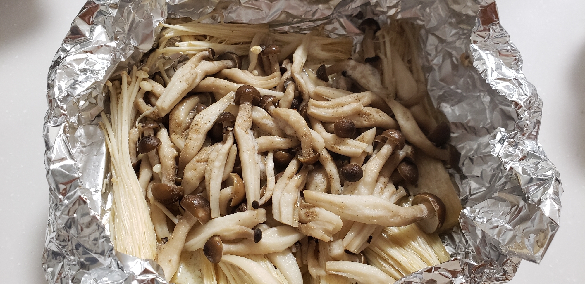 きのこたっぷり!ホイル焼き