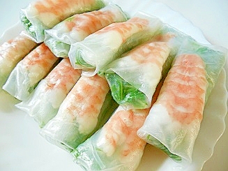 エビと水菜の生春巻き レシピ 作り方 By ドキンちゃん0298 楽天レシピ