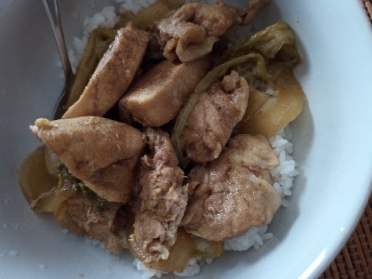 照り焼きソース黄金比✨焼鳥丼