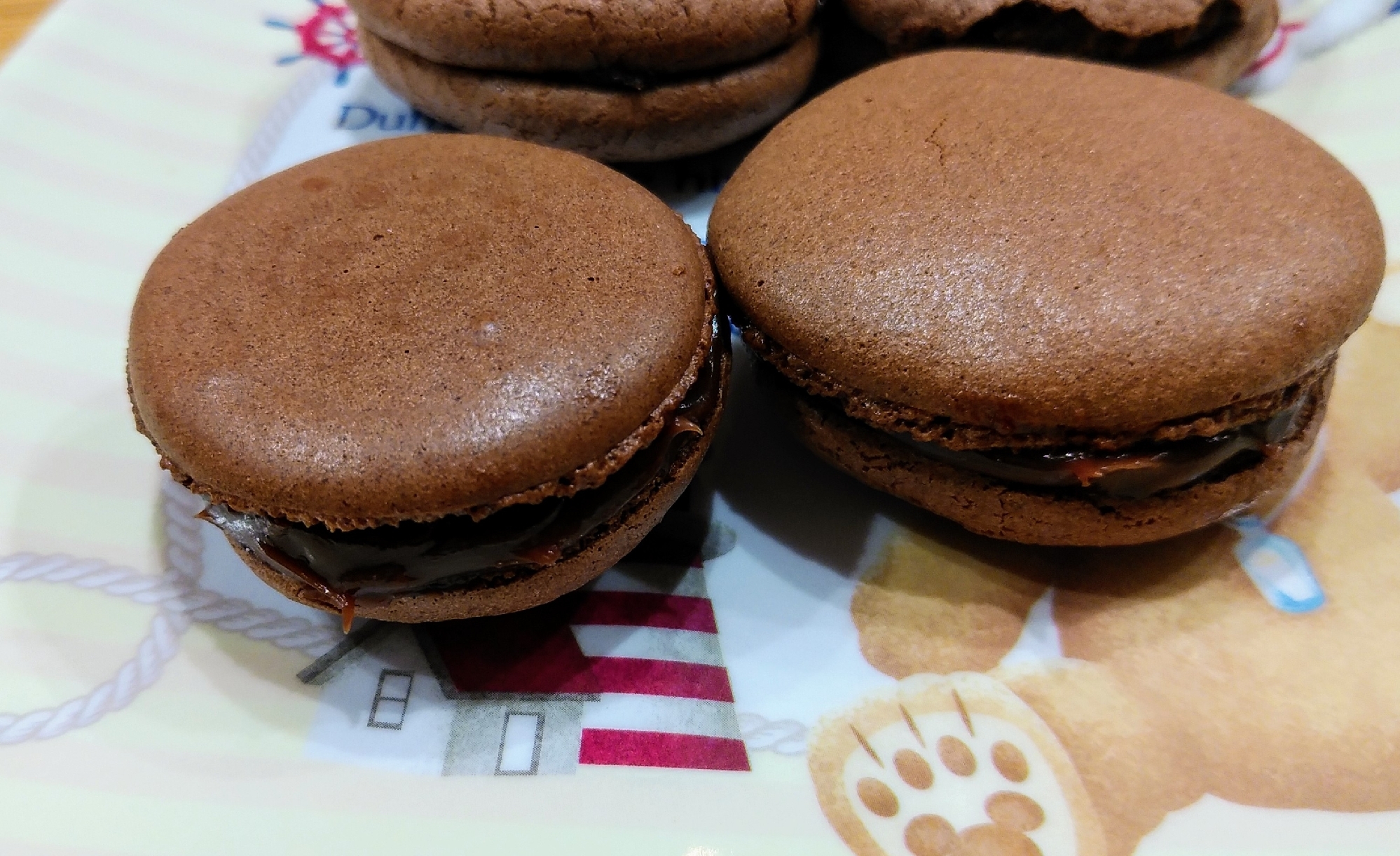 失敗しない!簡単 チョコマカロン