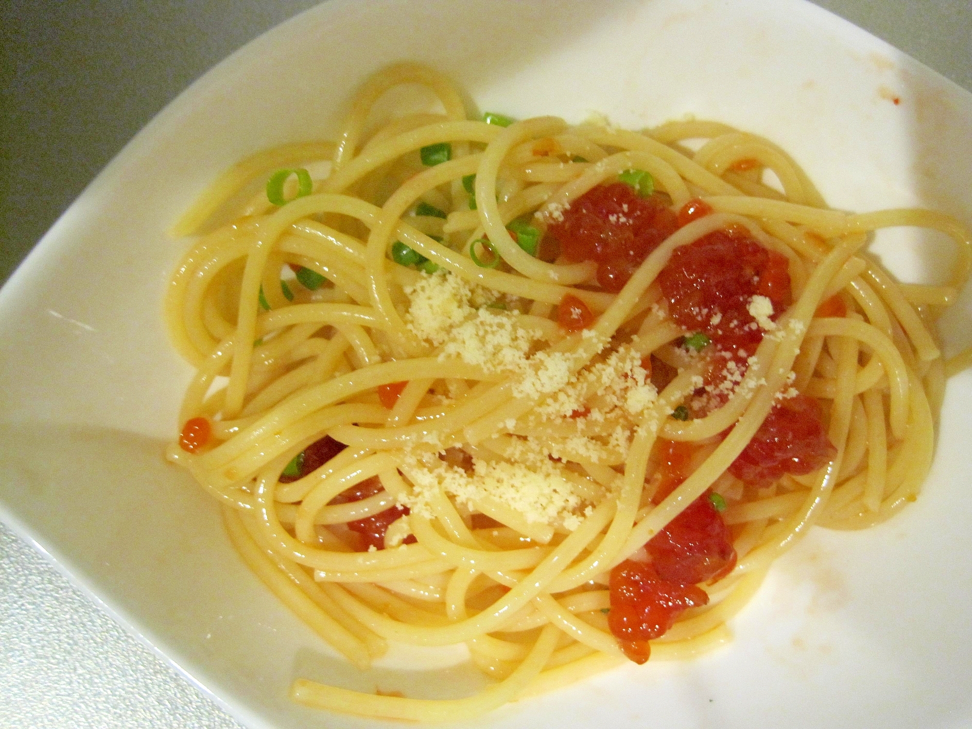 筋子チーズパスタ