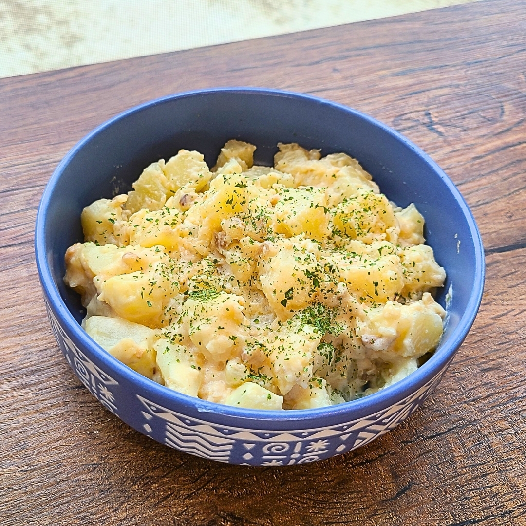 ポテトのいぶりがっこタルタル和え