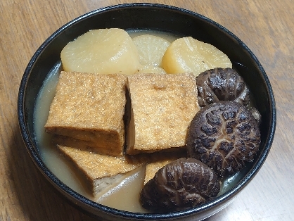 しいたけも一緒に煮込みました。ホッとする優しい味付けでとても美味しく出来ました。レシピありがとうございました。