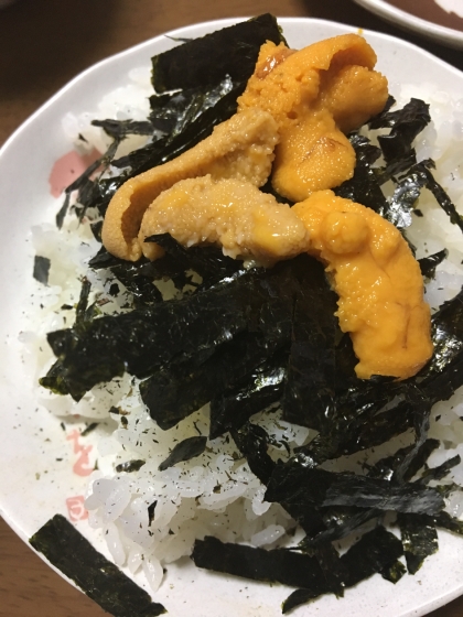 我が家のウニ丼