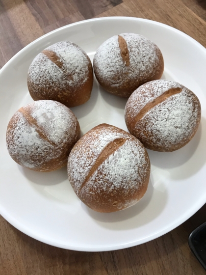 朝普通に起きてから焼く、理想的なスケジュールで美味しく焼けました！
他の生地でも試してみます。