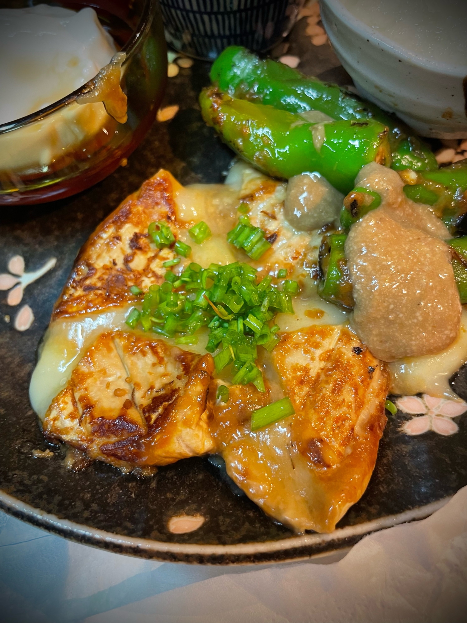 簡単♪カマンベール味噌漬とししとう