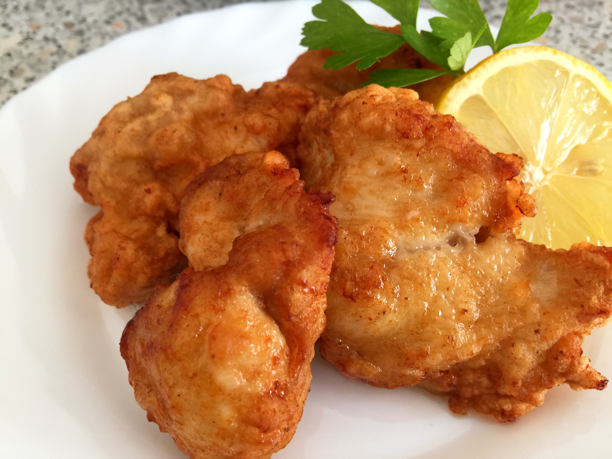 鶏むね肉でも衣はげない！味濃いめの中華風からあげ