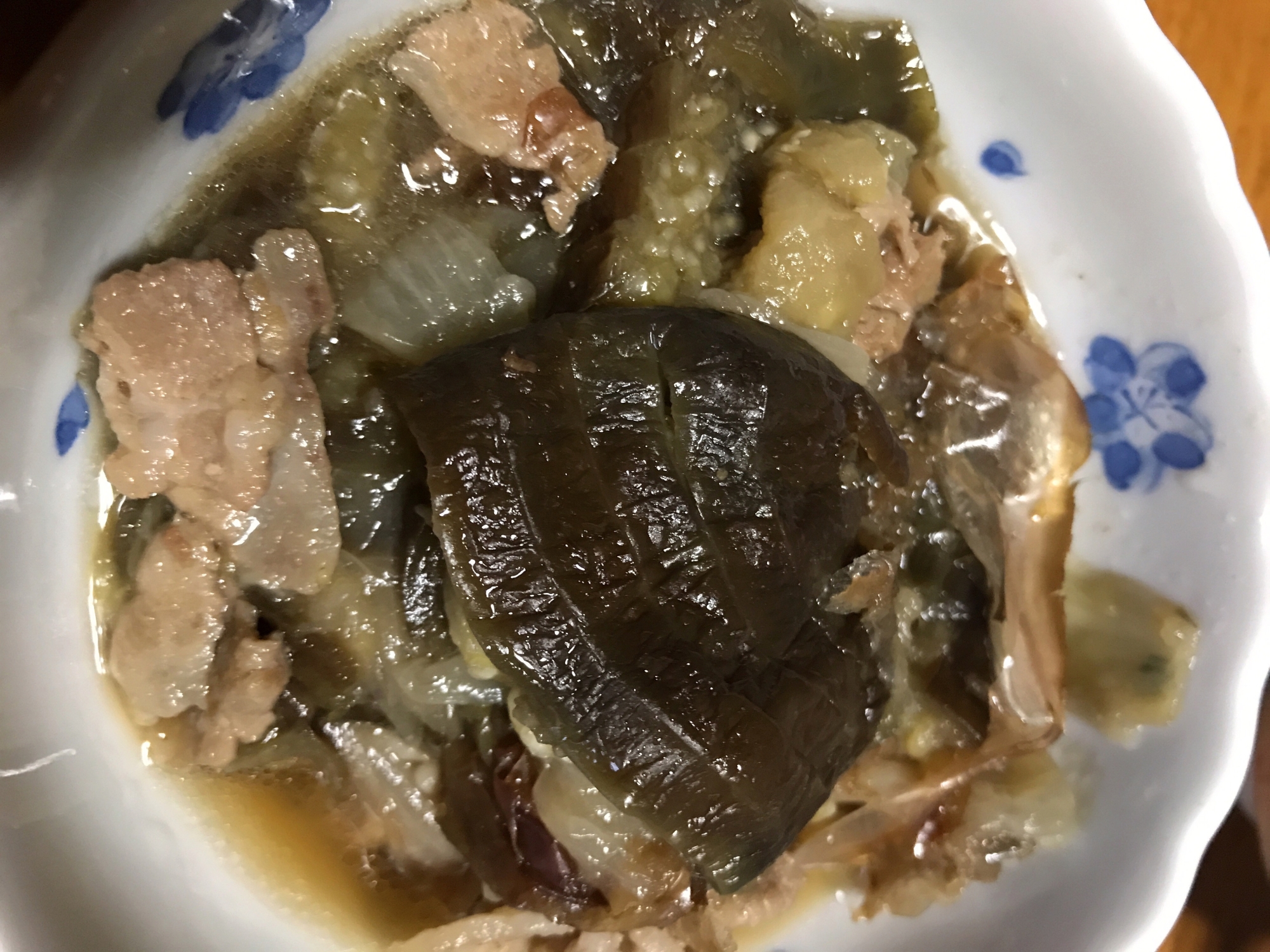 ナスと玉ねぎの煮物