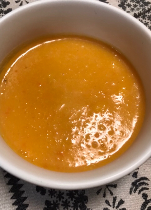 コーンスープの素で簡単カボチャスープ