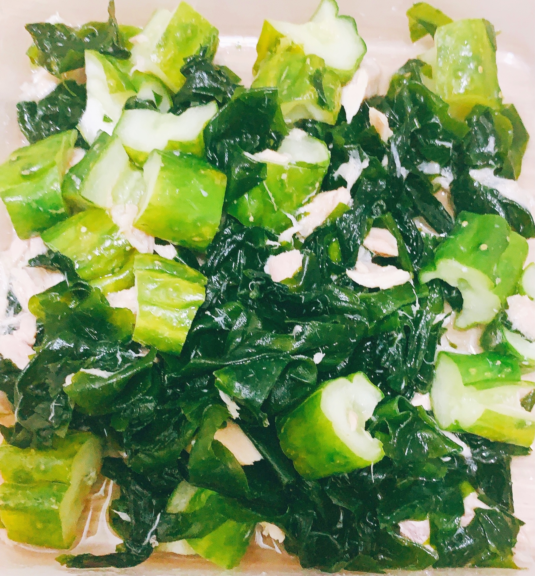 漬物をアレンジ!簡単わかめときゅうりの酢の物