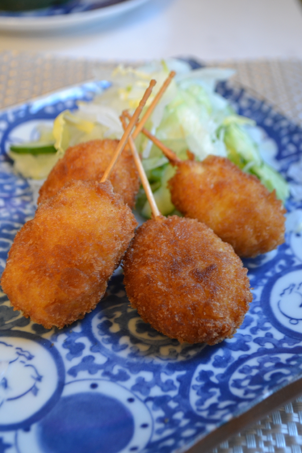 ＊エシャロットの鶏ひき肉包みフライ＊