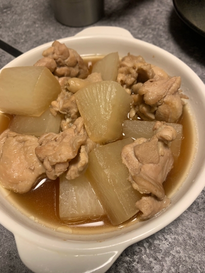 カブと鶏肉の煮物
