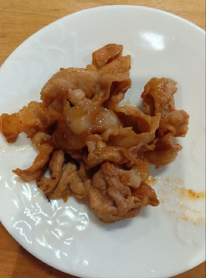 ＊焼き肉のタレで豚の生姜焼き＊