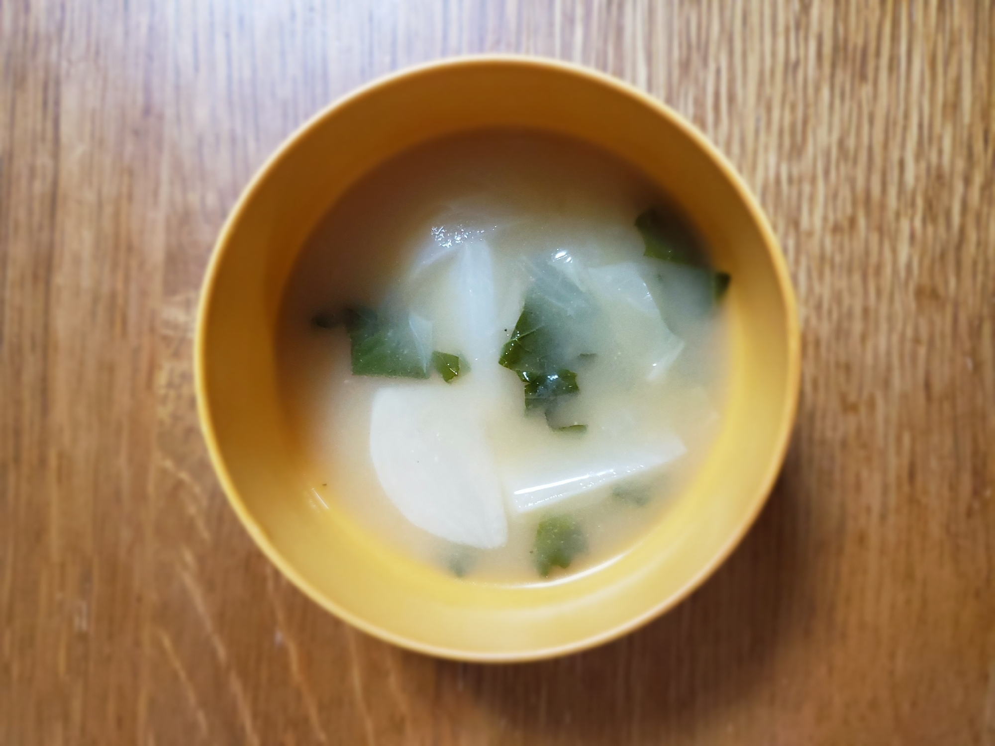 蕪と餅のお味噌汁