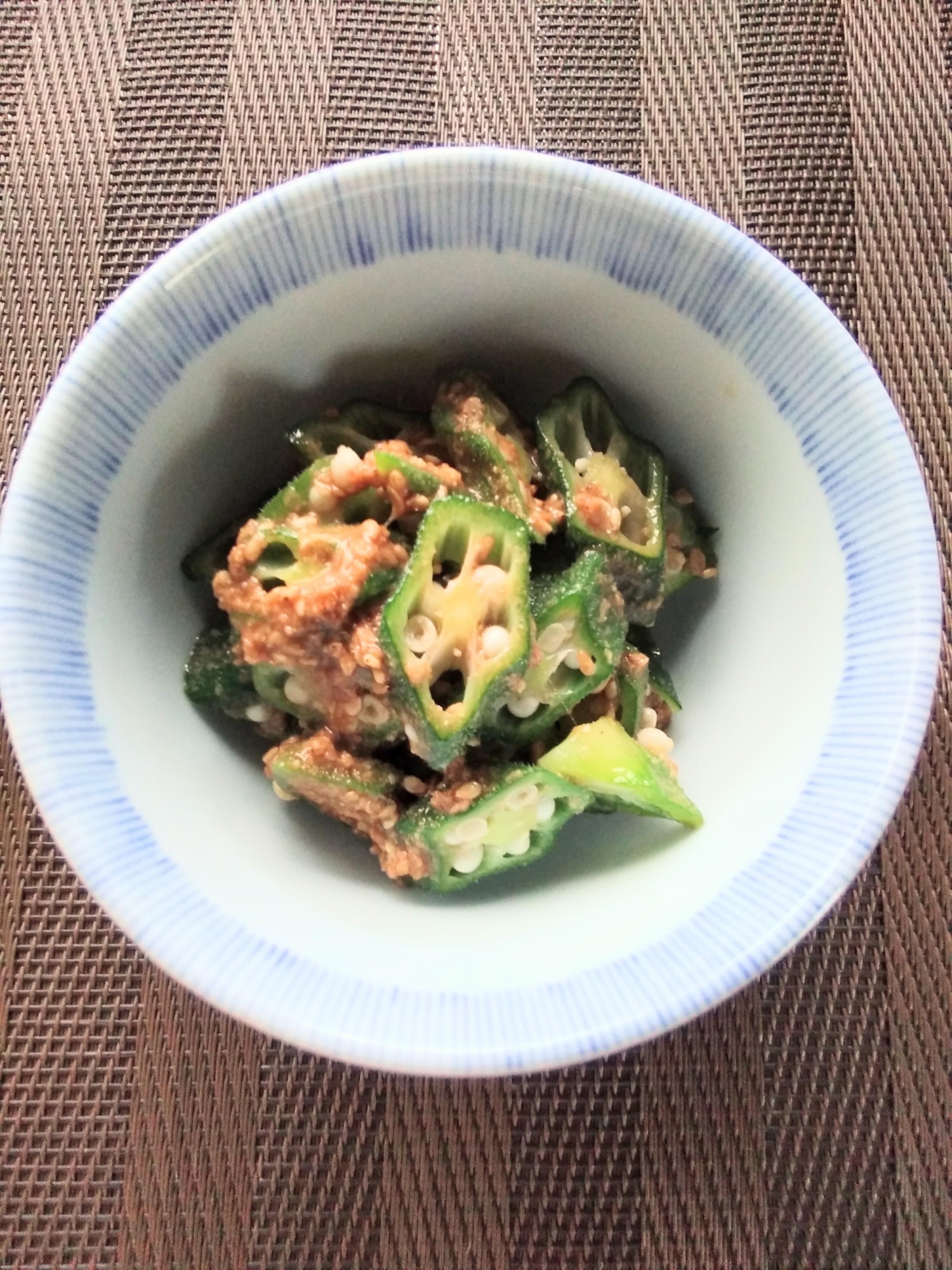 オクラの胡麻和え