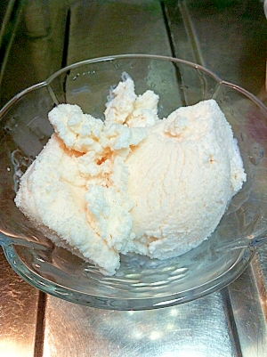 アイスクリームメーカー使用 簡単アイス