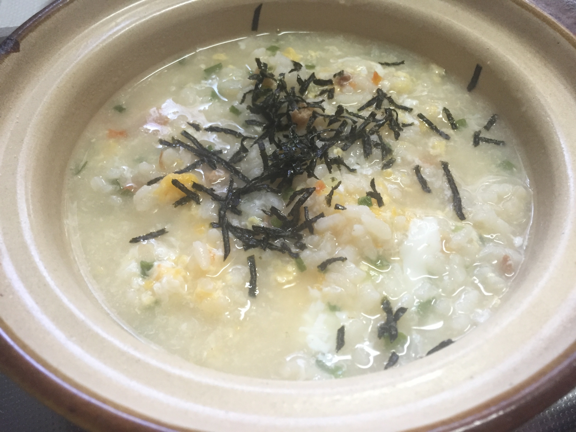 市販釜めしの素で作るお手軽雑炊 レシピ 作り方 By Lionfish6379 楽天レシピ