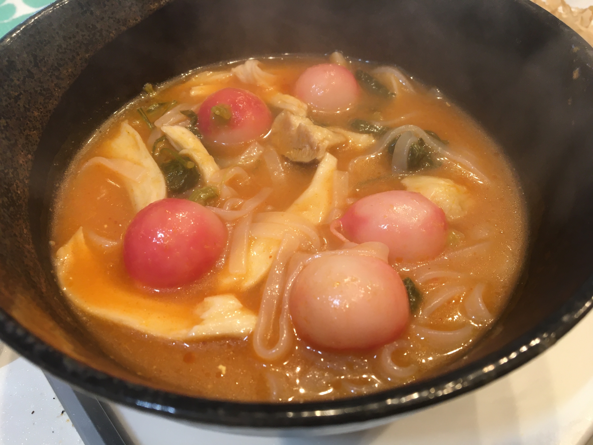 包丁いらず！ビーツとエリンギ　トムヤムクン