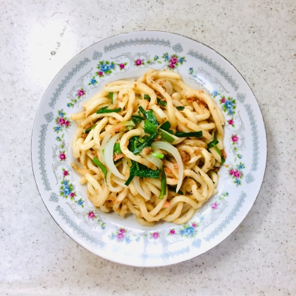 ツナキムチ焼きうどん♪