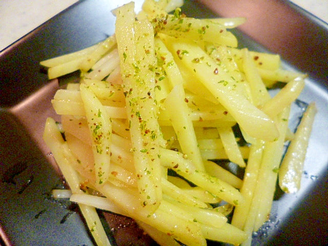 簡単 おつまみ 細切りじゃがいもの洋風炒め レシピ 作り方 By みずたまsweet 楽天レシピ