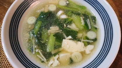 暑い時期なのにとろとろ豆腐と熱々のスープが飲みたくなり作らせていただきました。