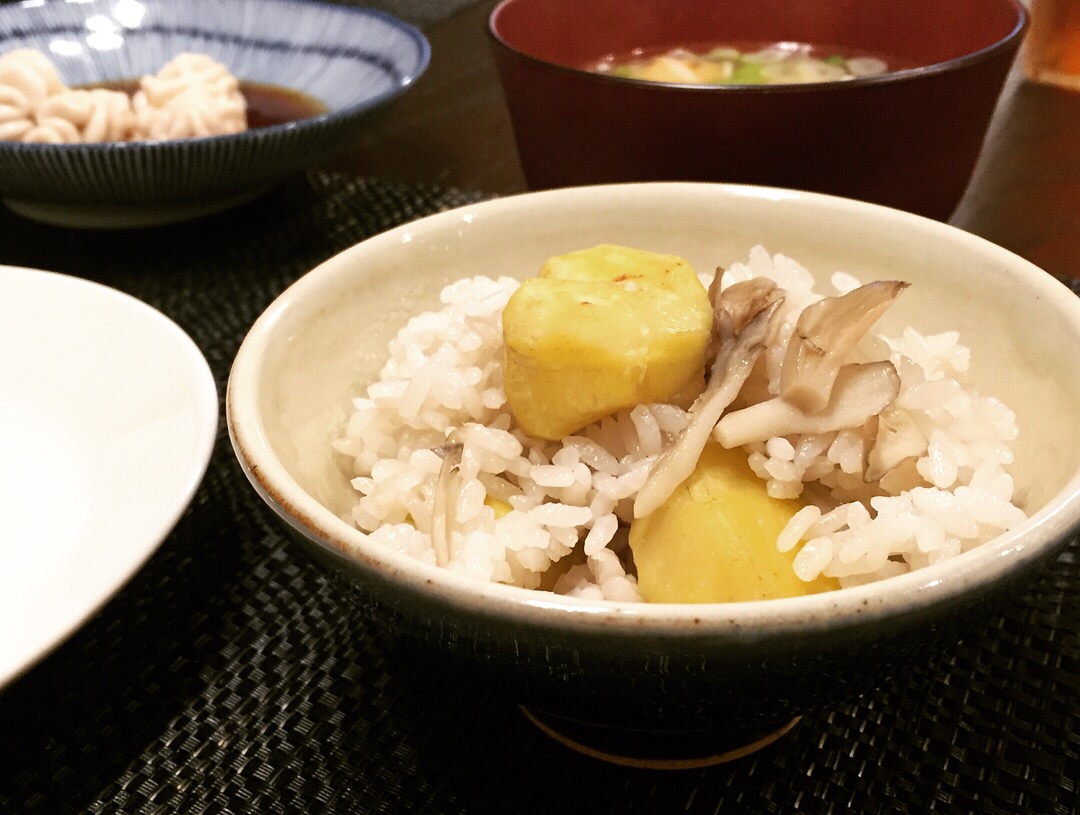 秋の味覚❤️舞茸と栗の炊き込みご飯