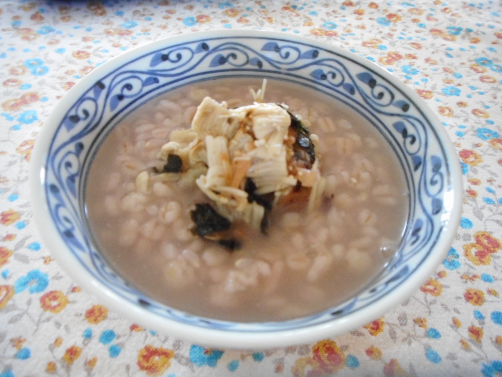 梅海苔えのきのおかゆ