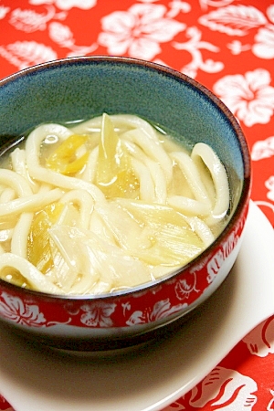 ほっとする♪　ほんのり～ごま油風味うどん☆