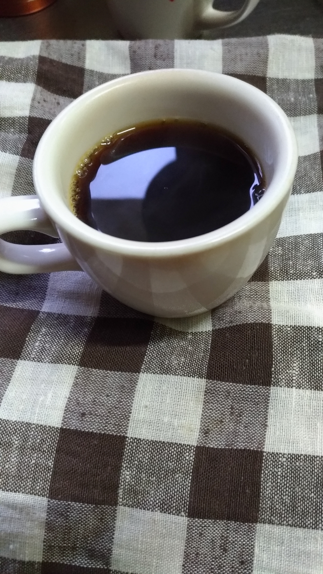 リンゴ風味のコーヒー