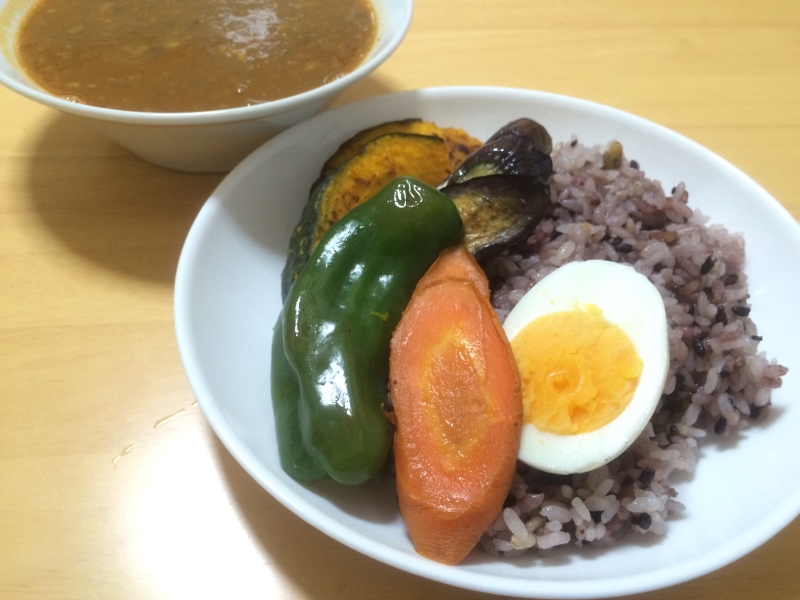 残りのカレーでスープカレー