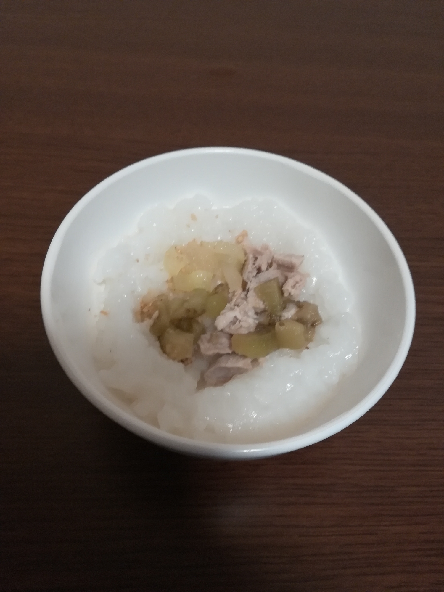 離乳食後期 きゅうりとなすのシーチキン粥 レシピ 作り方 By もん1223 楽天レシピ 離乳食後期 きゅうりとなすのシーチキン粥 レシピ 作り方 By もん1223 楽天レシピ