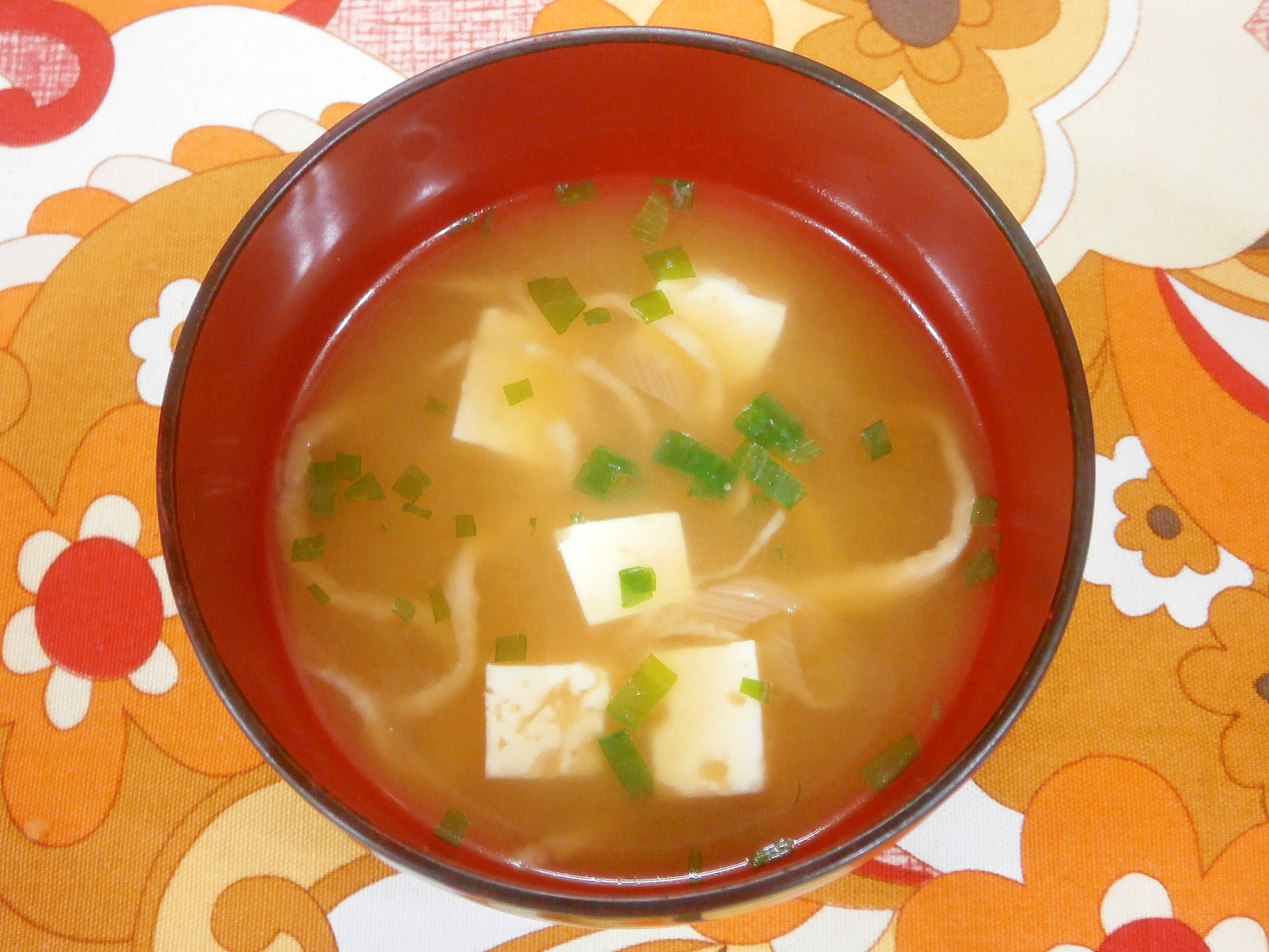 豆腐と切干し大根の味噌汁