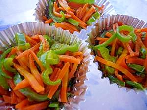 お弁当に作り置き ピーマン 人参のきんぴら風炒め レシピ 作り方 By こうとだい 楽天レシピ お弁当に作り置き ピーマン 人参のきんぴら風炒め レシピ 作り方 By こうとだい 楽天レシピ