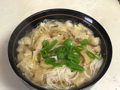 白菜にゅうめん