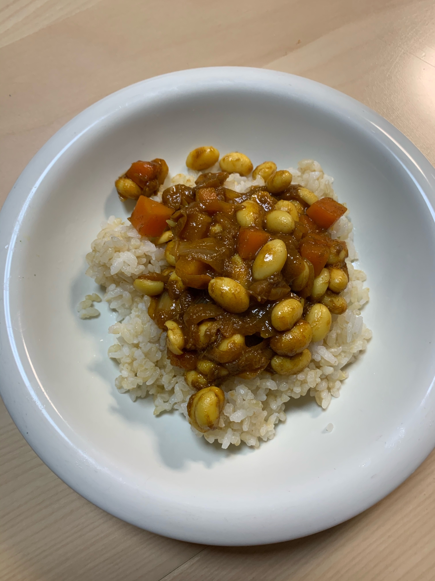 大豆をモリモリ！大豆とツナのドライカレー