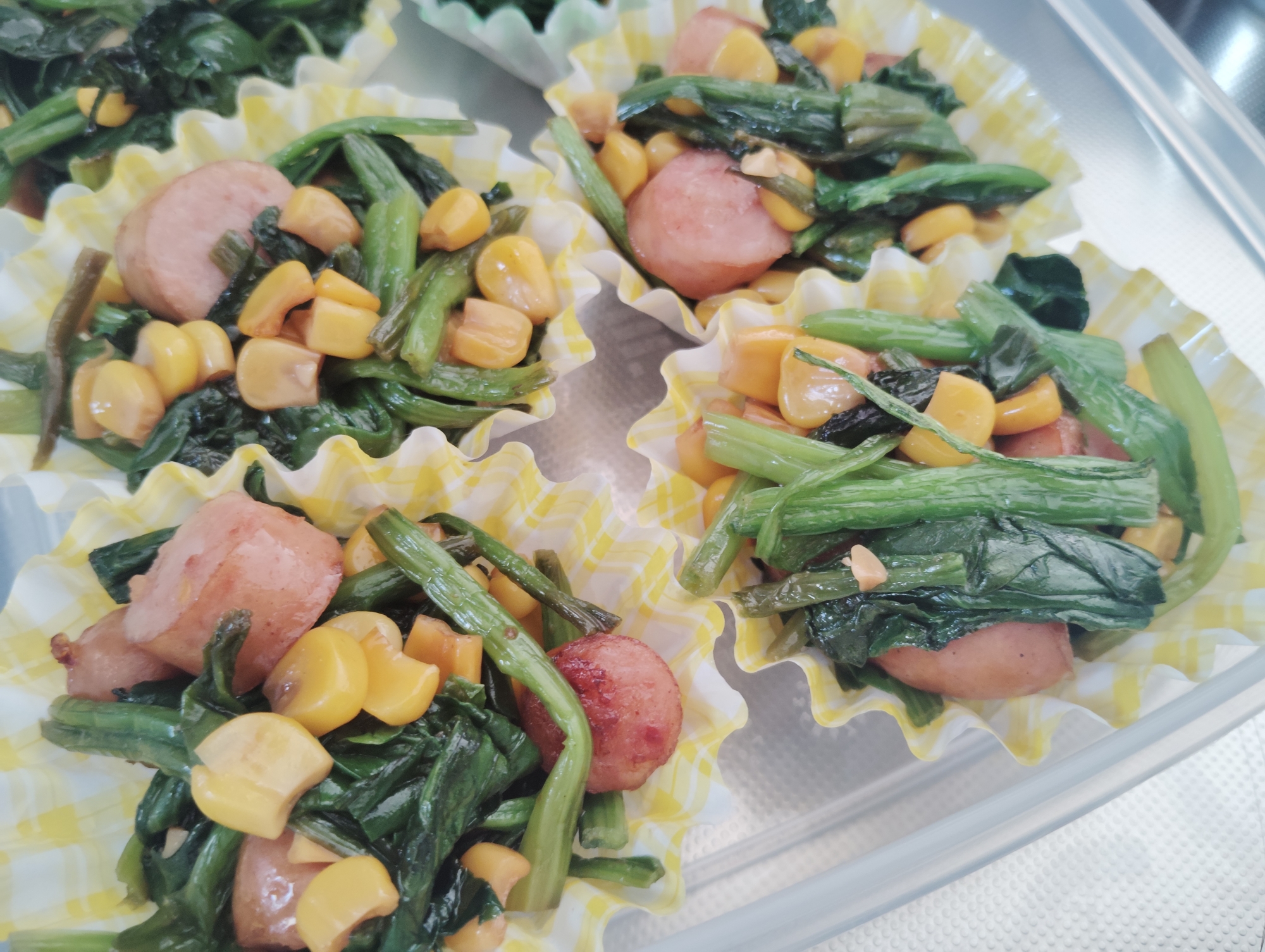 お弁当にも！ほうれん草のバター炒め