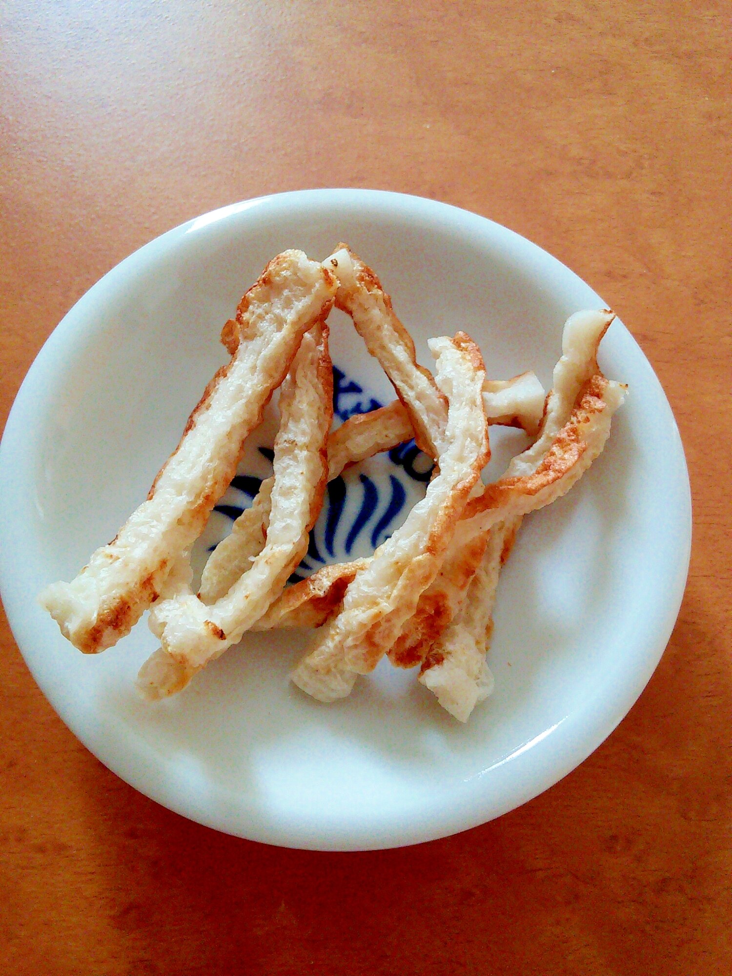 レンジで簡単☆サクサク☆ちくわのチップス☆山椒風味 レシピ