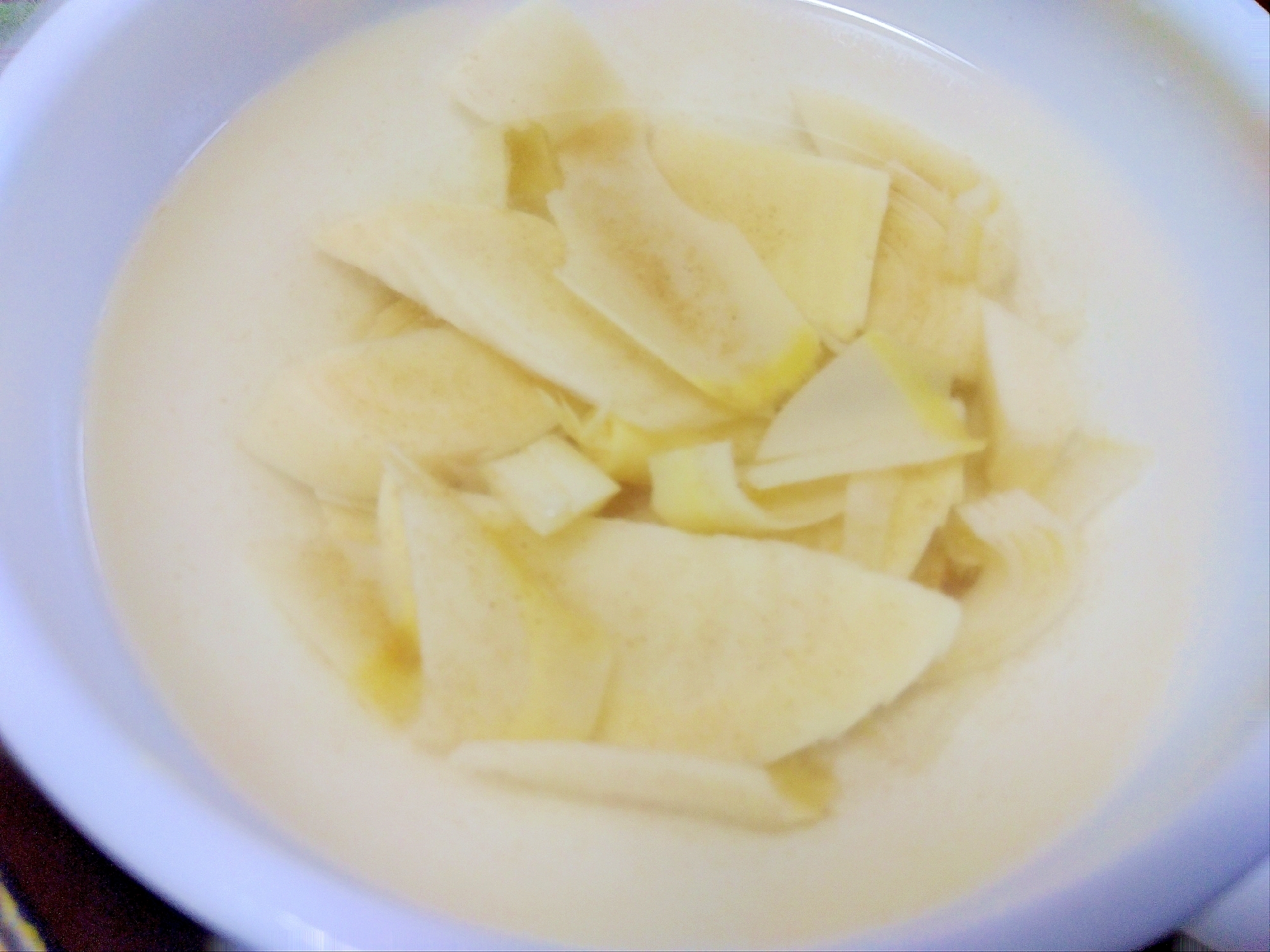 茹で筍のお吸い物