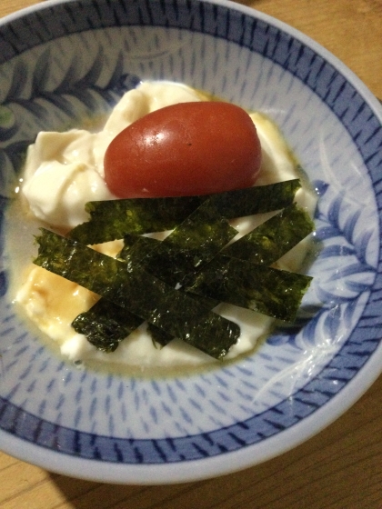 トマト海苔♪納豆
