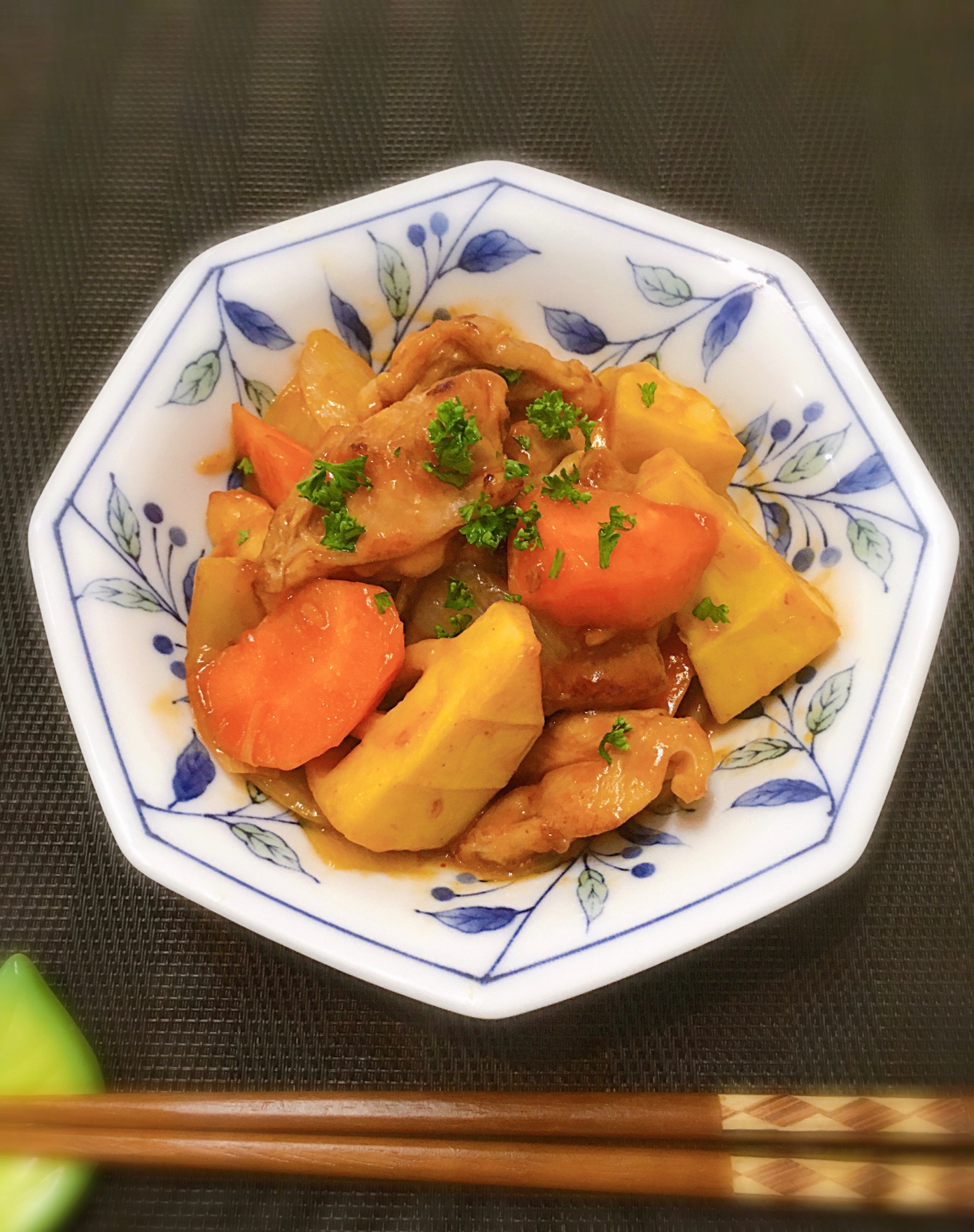 甘酢風味♡竹の子と鶏肉のケチャップあんかけ♪