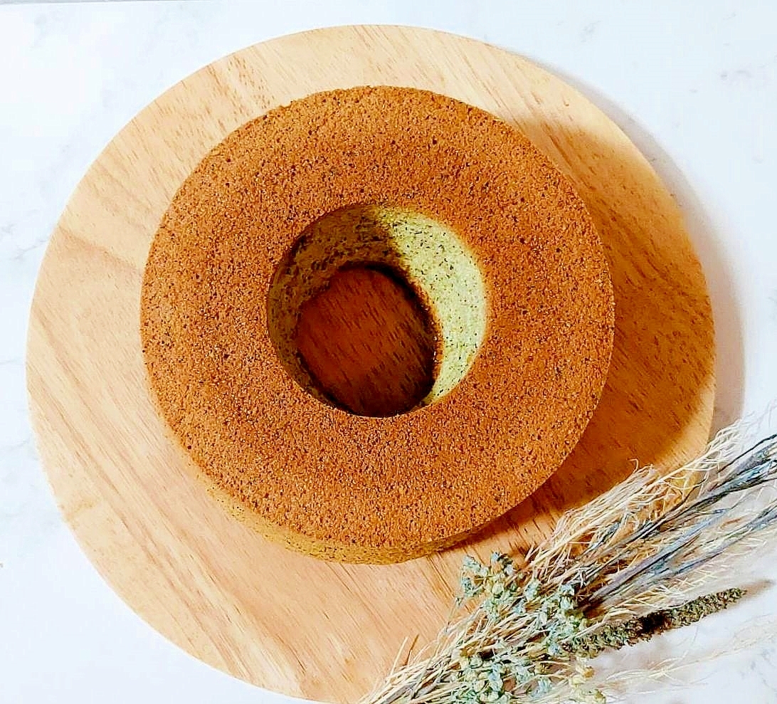 百均紙型で簡単!紅茶シフォンケーキ◆15cm